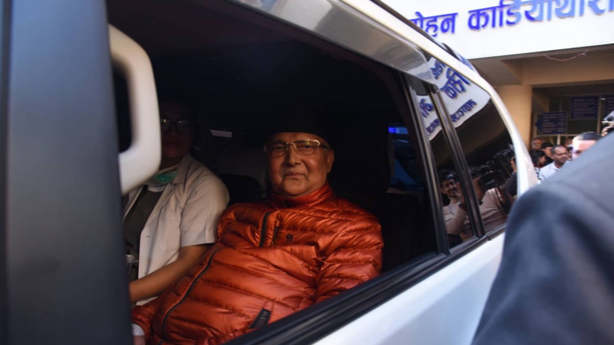 प्रधानमन्त्री ओली गंगालाल हृदयरोग अस्पतालमा, के छ स्वास्थ्य स्थिती ?