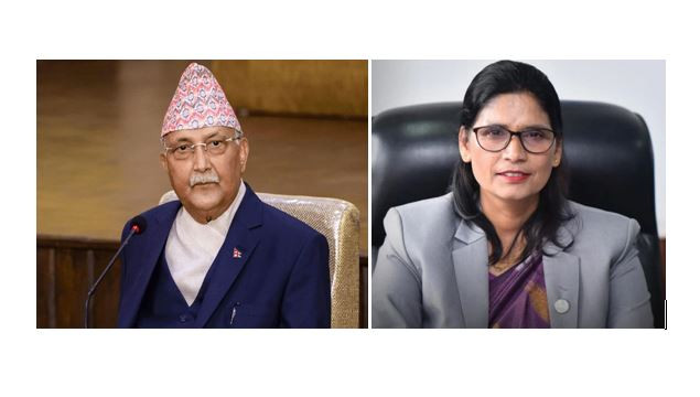 नेपालको नयाँ नक्सा वितरणमा राेक लगाउन  प्रधानमन्त्री र भूमि मन्त्रीको साँठगाँठ  !