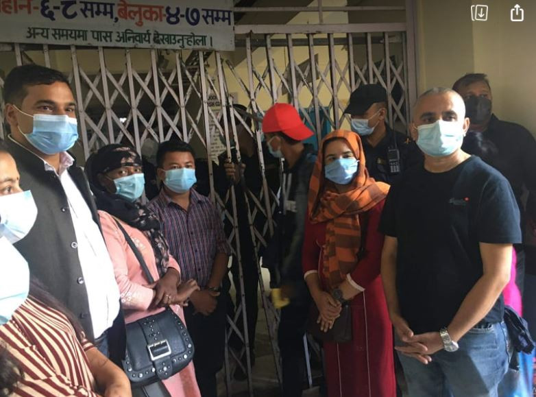 अनसनरत डाक्टर गाेविन्द केसीकाे मागमा नेविसंघकाे ऐक्यवद्धता