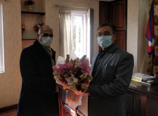 ऊर्जामन्त्री रायमाझी र भारतीय राजदूत क्वात्राबीच भेटवार्ता