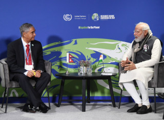 प्रधानमन्त्री देउवा र नरेन्द्र मोदीबीच औपचारिक भेटवार्ता, दुबै खुसी !
