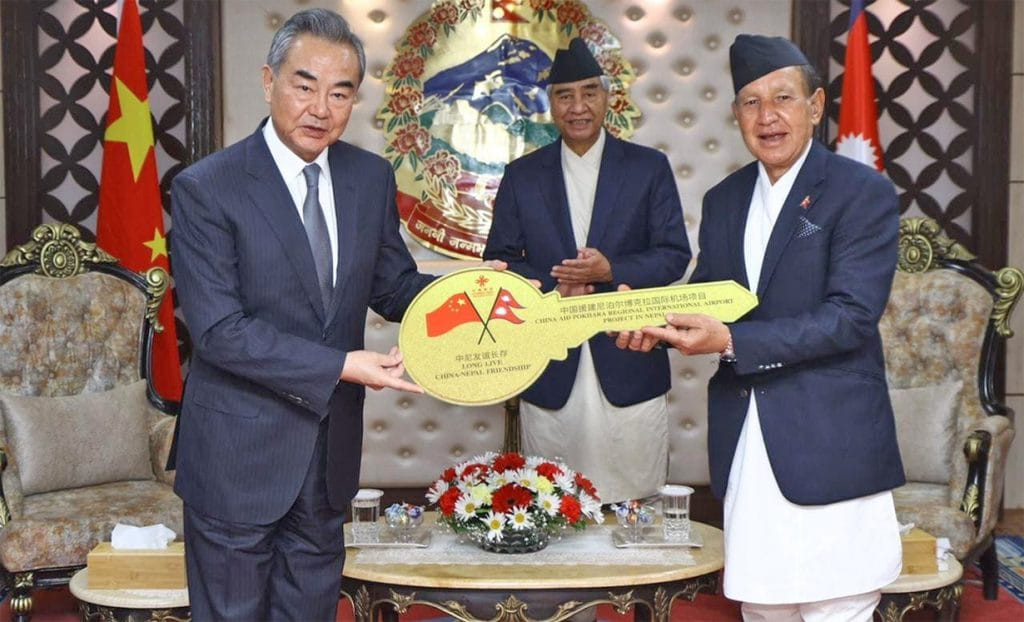 पोखरा विमानस्थल के चीनले बनाइदिएको हो, किन डबल स्ट्यान्डर्ड ?