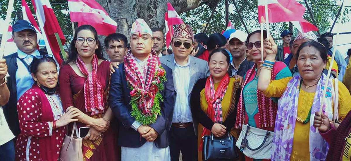 प्रदेशमा देखियो यस्तो चुनावी दृश्य, पहिलै लडेकाले चारतारे झण्डा गाड्ने