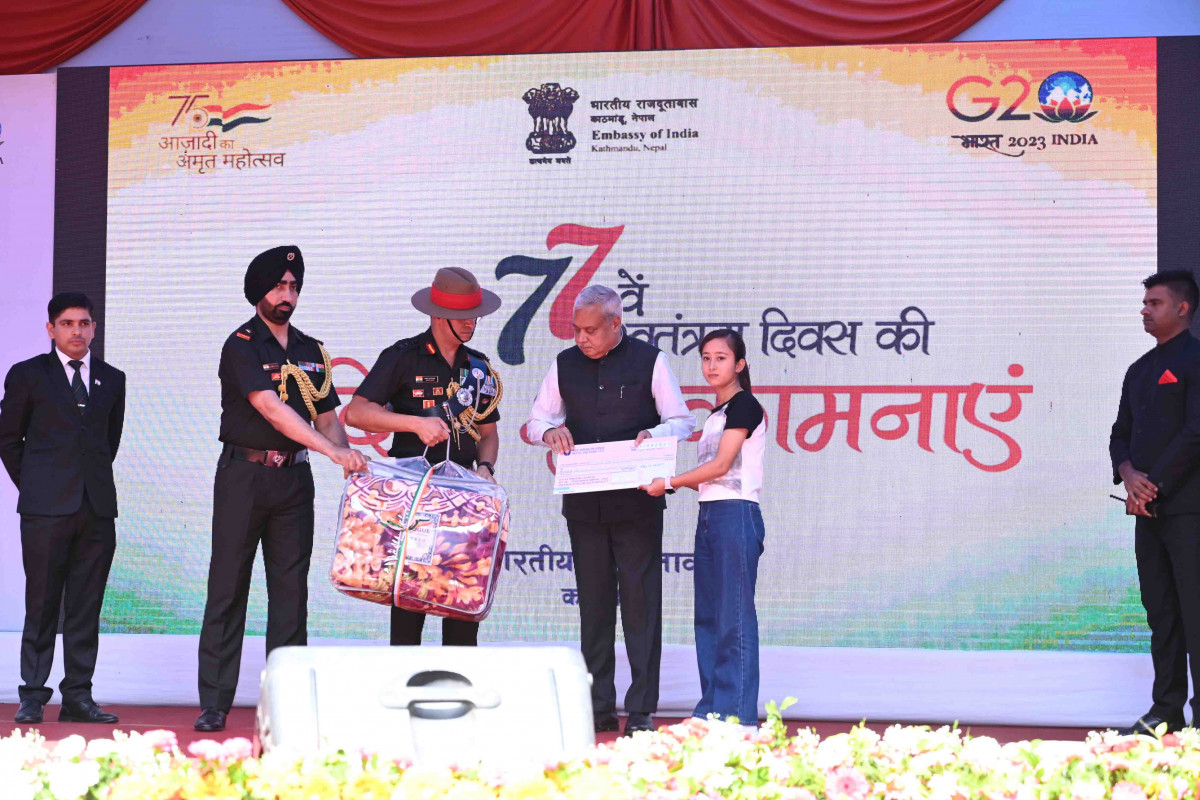 भारतले मनायो ७७ औं स्वतन्त्रता दिवस