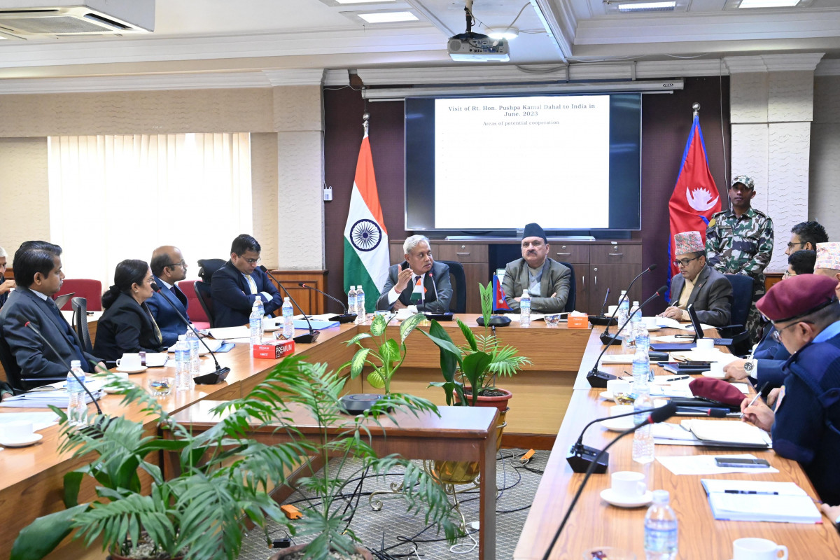 नेपाल र भारतीय परियोजनाबारे दुई पक्षबीच छलफल