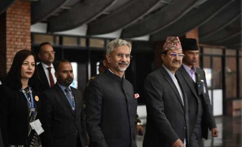 भारतीय विदेशमन्त्री जयशंकर नेपाल आइपुगे