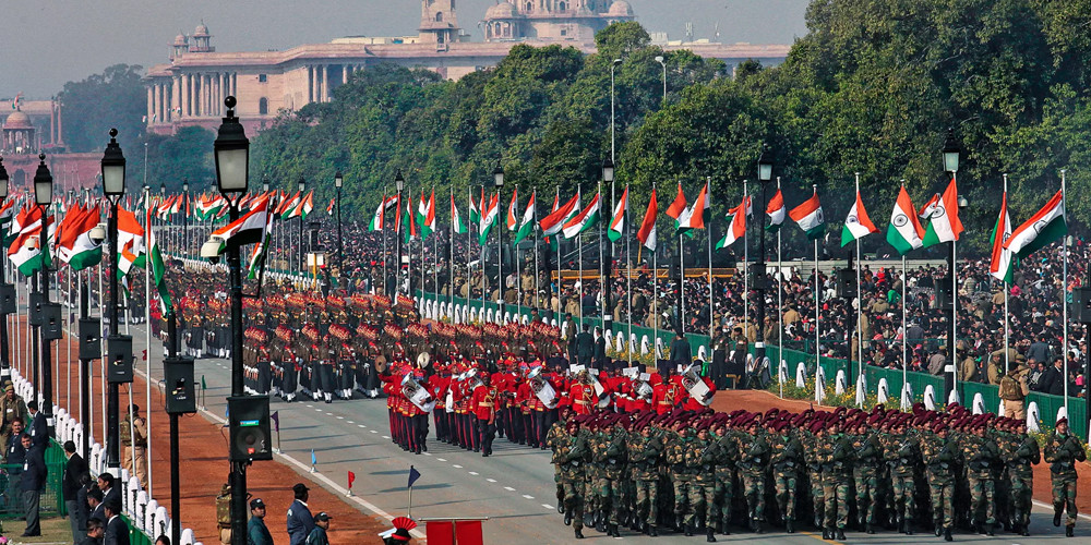 भारतले आज ७५ औं गणतन्त्र दिवस मनाउँदै