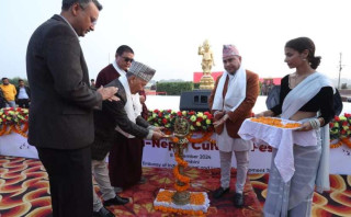 लुम्बिनीमा भारत-नेपाल सांस्कृतिक दोस्रो महोत्सव, शिखा शर्माको कथक नृत्य प्रस्तुत