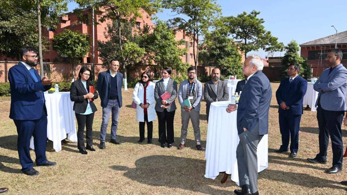 भारतीय राजदूतद्वारा नेपाली कूटनीतिज्ञसँग अन्तरक्रिया