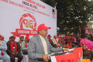 उद्घाटन खेलमा आयोजकलाई हराउँदै नेपाल प्रहरी विजयी