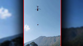 हेलिकोप्टरको प्रयोग गरे पनि निभेन महाभारतको आगो