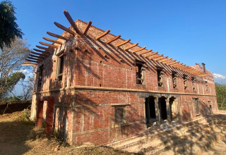 लमजुङ दरबारको पुनर्निर्माण तीन वर्षमा पनि पूरा भएन