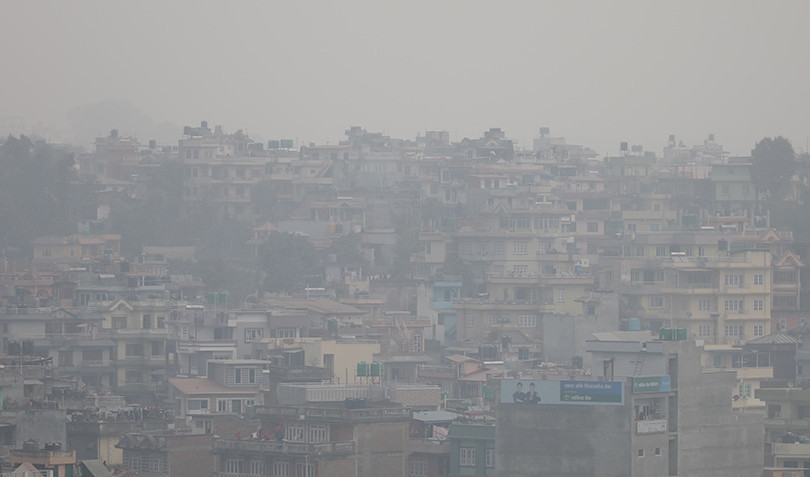 काठमाडौँ विश्वकै तेस्रो प्रदूषित सहर