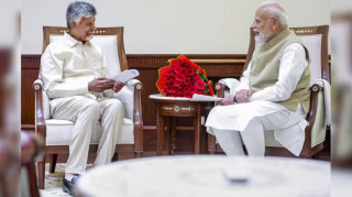मोदीको नेतृत्वको प्रशंसा गर्दै चन्द्रबाबु नायडूले गरे भेट, आन्ध्र प्रदेशका विकास योजनाबारे छलफल